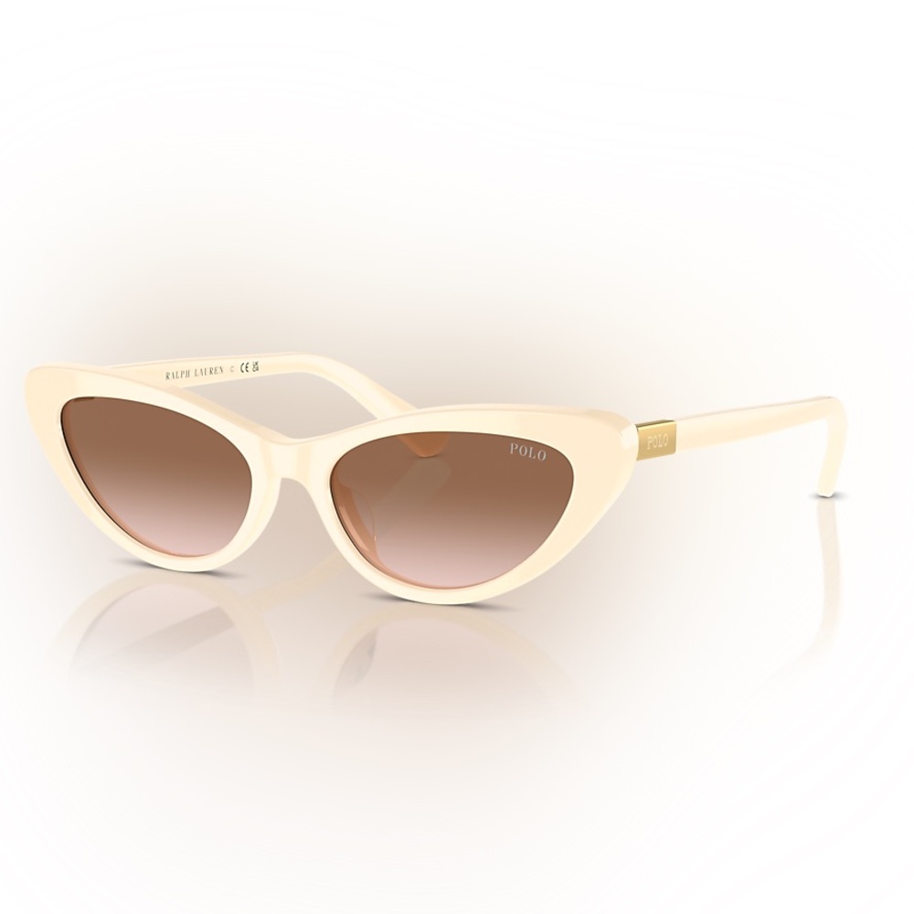 Polo by Ralph Lauren Women's Cateye Cream Sunglasses